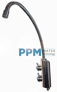 RUBINETTO 2 VIE - OSMOSI - DEPURATORE ACQUA - CROMATO - ATTACCO TUBO 6 MM  - Imagen 1 de 4