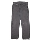 LEVI'S 505 Jeans Mens Grey Regular Straight W34 L31