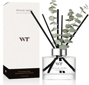 Flower Reed Diffuser Set Wild Eucalyptus Mint Scent for Bathroom Accessories ... - Picture 1 of 5