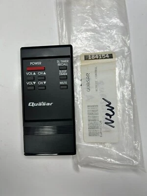 Quasar EUR50172A CRT TV Remote Control - OEM NOS for TS9713YK TU9712YU WU9610YU - Image 1 of 2