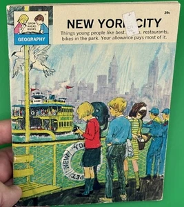 New York City Grow Ahead Books GEOGRAPHY 1968 CHILDREN’S PAPERBACK - Imagen 1 de 16