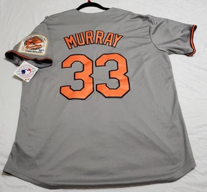 EDDIE MURRAY, BALTIMORE ORIOLES, SIZE LARGE, Jersey WORLD SERIES PATCH! SHARP! - Picture 1 of 3
