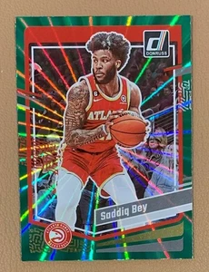 2023-24 Donruss Holo Green Laser #175 Saddiq Bey - Picture 1 of 2