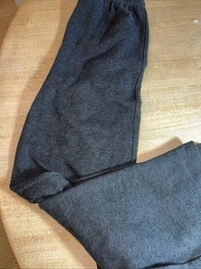 Rafaella $54 Charcoal Ribbed Pants Elastic Waist Band & Tag. NWT Medium - Picture 1 of 6