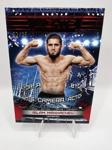 Islam Makhachev /25 Red Lights 2024 Topps UFC Knockout #LTS-1 Lights Camera Act - Picture 1 of 5