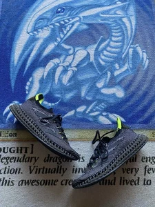 Adidas 4DFWD Running Shoes Core Black GX2977 Green 4D Sneakers Men's Size 12 - Picture 1 of 10