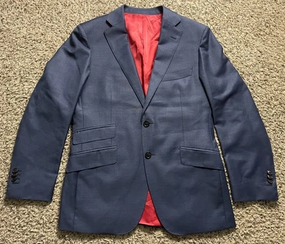 Blazer Suitsupply Para Hombres 40S Recto Delgado Sienna Int 100% Lana Vitale Barberis Foto 1 de 4