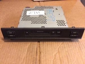 97 98 99 BMW 528I 540I IN-DASH AM FM RADIO W/ CASSETTE PLAYER - Picture 1 of 7
