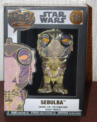 Funko Pop! Pin Star Wars 18 Sebulba Enamel Pin 2021 Brand New Condition - Image 1 of 4