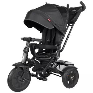 Trike Bike Kids Tricycle 3-Wheel W/ Basket Ride 6in1 Toddler 25kg Max Black NEW - Picture 1 of 8