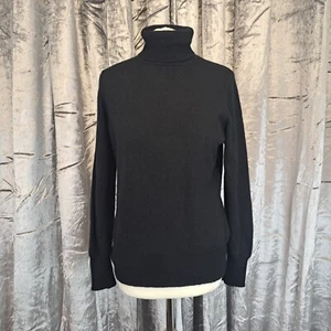 Maglione donna F&F 100% cashmere 14 nero girocollo - Foto 1 di 12