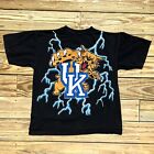 Vtg 1990's Kentucky UK Wildcats Lightning T Shirt Double Sided Adult Size XL