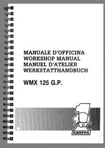 CAGIVA WMX 125 WORKSHOP MANUAL REPAIR TALLER SERVICE BOOK ON PAPER ENGLISH - Picture 1 of 6