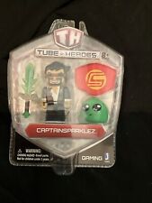 Tube Heroes 2.75 inch Action Figure with Accessories - Captain Sparklez NEW.