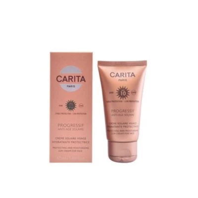 Carita Progressif Crema Solare Viso Protettiva e Idratante Anti Età SPF 10 50 ml - Immagine 1 di 4