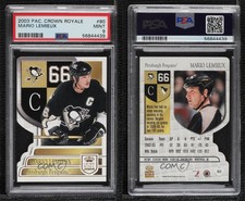2003-04 Pacific Crown Royale Mario Lemieux #80 PSA 9 MINT HOF