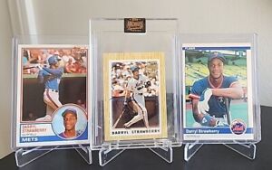 Topps Archives Signature Darryl Strawberry 1/8 Buyback Auto 1987 Mini + Rc's +