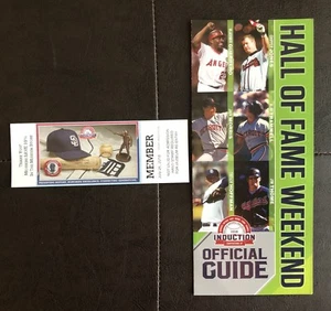 2018 Hall of Fame Induction Weekend Official Guide w/Induction Day Museum Ticket - Picture 1 of 5