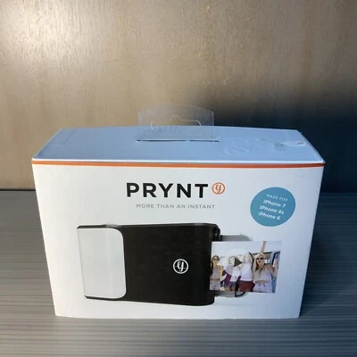 Prynt iPhone 7 / 6S / 6 Instant Photo Printer Case Black New - Image 1 of 2