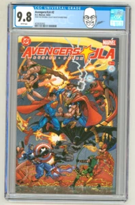 George Perez Pedigree Collection CGC 9.8 Avengers vs JLA #2 Art Batman Thor Art - Picture 1 of 2