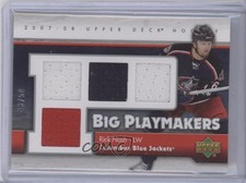 2007-08 Upper Deck Big Playmakers Jersey /50 Rick Nash #BP-RN