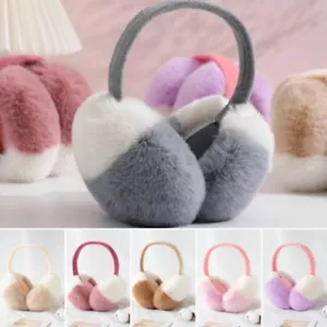 Thermal Thinsulate Durable Warm Insulated Ear Muff - Foldable Faux Fur Wint ! - Picture 1 of 19