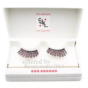 Karl Lagerfeld Shu Uemura Ruby Red False Fake Eyelashes Lashes Limited Edition - Picture 1 of 4