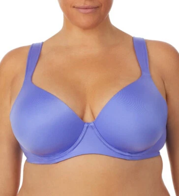 NUEVO CON ETIQUETAS Secret Treasures 46DD Suavizante Camiseta Sujetador Marfil Púrpura Beige Foto 1 de 4