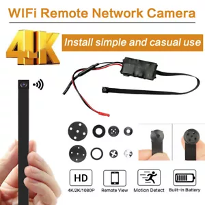 HD 1080p 4K WiFi Cam DVR piccola mini telecamera wireless a vite videosorveglianza + batteria - Foto 1 di 11