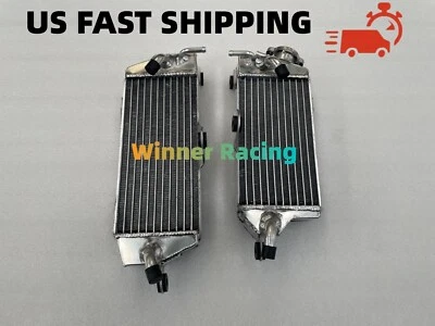 Radiador de aluminio izquierdo + derecho Fit Kawasaki KX125 92-93 / KX250 1990-1993 92 93 Foto 1 de 4