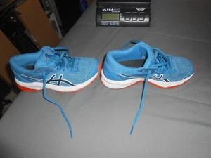 Asics GT 1000 DuoMax Running Shoe Sneakers Women Size 4 Blue Orange 1014A189 - Picture 1 of 7