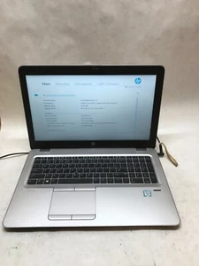 HP EliteBook 850 G3 15" Laptop i7-6600U 2.6GHz 8GB RAM NO HDD/OS For Parts - DW - Picture 1 of 7