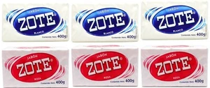 ZOTE LAUNDRY SOAP Bundle For Washing Clothes 14.1oz Bars Detergent Jabon (6 Bars - Picture 1 of 3