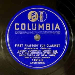 Benny Goodman - "Clarinet Concerto No. 1" - Gramophone SP Records - Picture 1 of 2