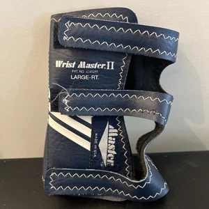 Wrist Master II Bowling Support Large Right Hand Navy Blue Vintage USA - Imagen 1 de 5