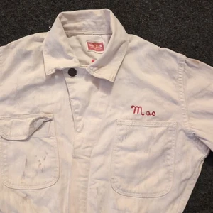 Vintage Big Ben Herren Jumpsuit weiß mechkanisch 50er "Mac" Modifikator Gr. 34 kurz - Bild 1 von 24
