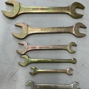 6 Stück Japan Made Century NTK gesenkgeschmiedete Schraubenschlüssel Werkzeug Set-offenes & geschlossenes Ende - Bild 1 von 4
