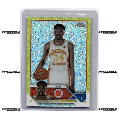 2023 Topps Chrome McDonald's A/A - Yellow #49 Xavier Booker Rookie /75 - Image 1 of 2