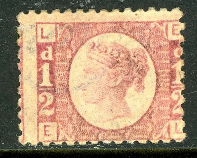 Great Britain 1870 QV ½p  Prose Plate 15 Scott #58 Mint M347 - Image 1 of 4