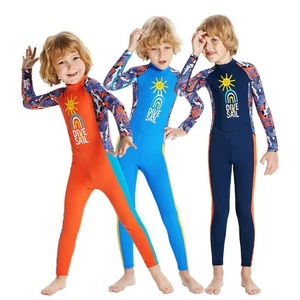 Niñas Niños Una Pieza Deportes Acuáticos Traje de Baño Traje de Sol UPF 50+ Protector contra Erupciones Traje de Neopreno - Imagen 1 de 27