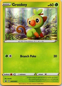 Black Star Promo Grookey - SWSH001 Promo SWSH: Sword & Shield Promo Cards - Picture 1 of 2