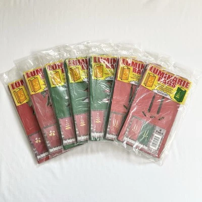 Bolsas Luminarie vintage papel ignífugo 7 paquetes hechos en vacaciones en EE. UU. Foto 1 de 4