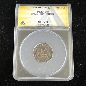 SASA 1623 Spain 2 Maravides Anacs Vf20 Details - Picture 1 of 6