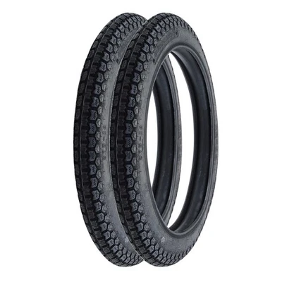 Reifen Set 2x Kenda K254 2.75-18 (2 3/4 x18) 42P TT für MZ ETZ 250 TS ES 150 250 - Bild 1 von 4