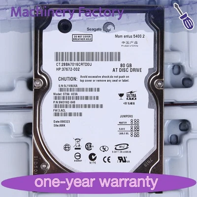 Seagate ST98823A 80 GB HDD 2.5" 8 MB 5400 RPM IDE Laptop Hard Disk Drive - Image 1 of 2