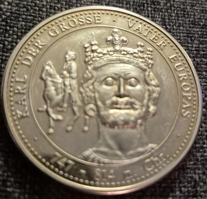 Coin, Charlemagne, Father of Europe 747 - 814 NH. chr silver - Picture 1 of 4