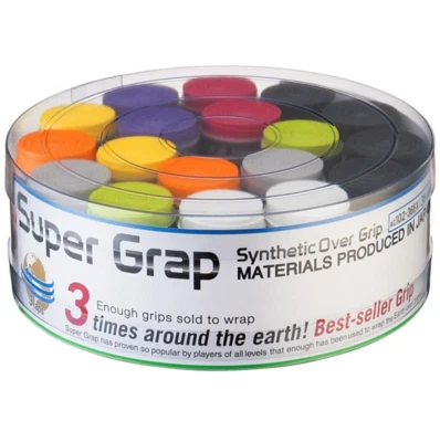 Yonex Super Grap Tennis Badminton Squash Overgriffe Box von 36 - sortiert