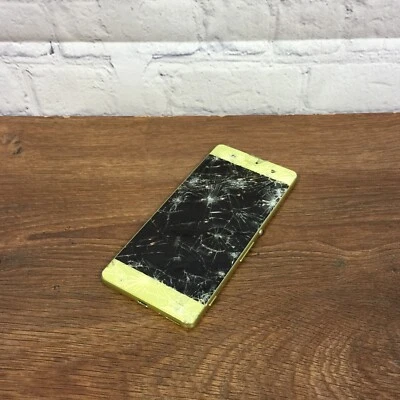 Sony Xperia XA 16GB Yellow Unlocked Android 2GB Touchscreen Smartphone - Spares - Image 1 of 4