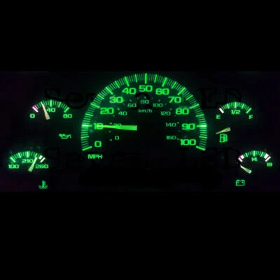 KIT LED verde para Savana Safari GMC GM 1996-2005 CHEVY Chevrolet Cluster 96-05 Foto 1 de 4