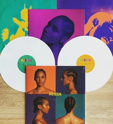 ALICIA KEYS LP x 2 Alicia DOUBLE WHITE VINYL Limited Edition New and SEALED - Image 1 of 3